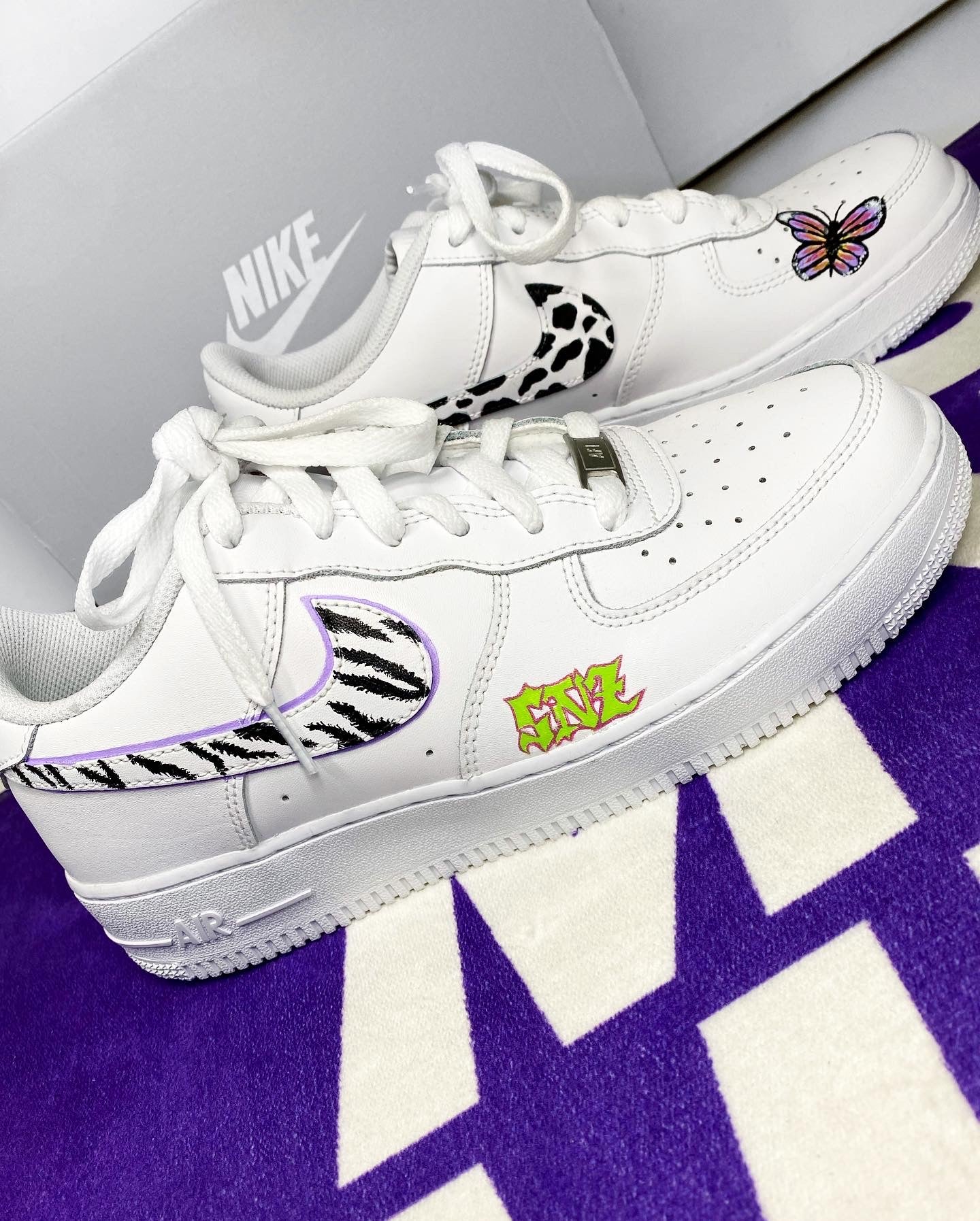 CUSTOM 4DESIGNS NIKE AIR FORCE 1'S