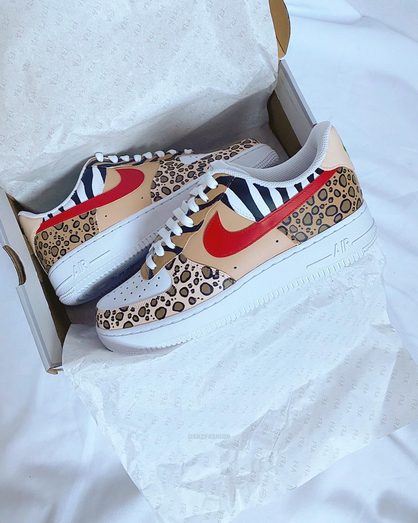 ANIMAL NIKE AIR FORCE 1’S