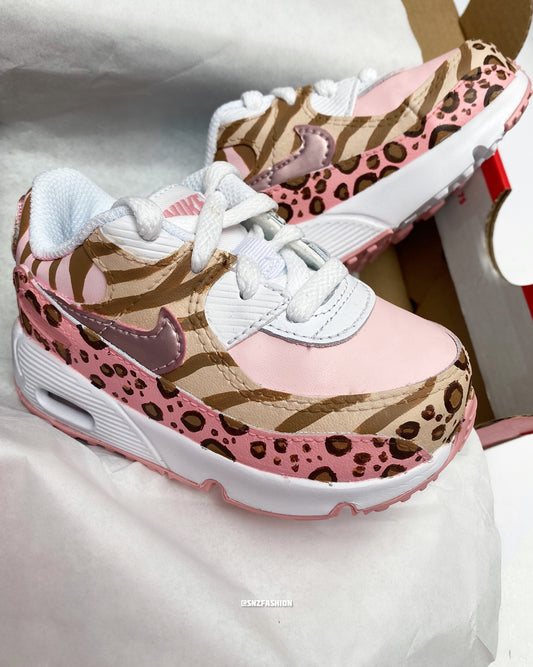 PINK ANIMAL BABY/KIDS NIKE AIR MAX 90