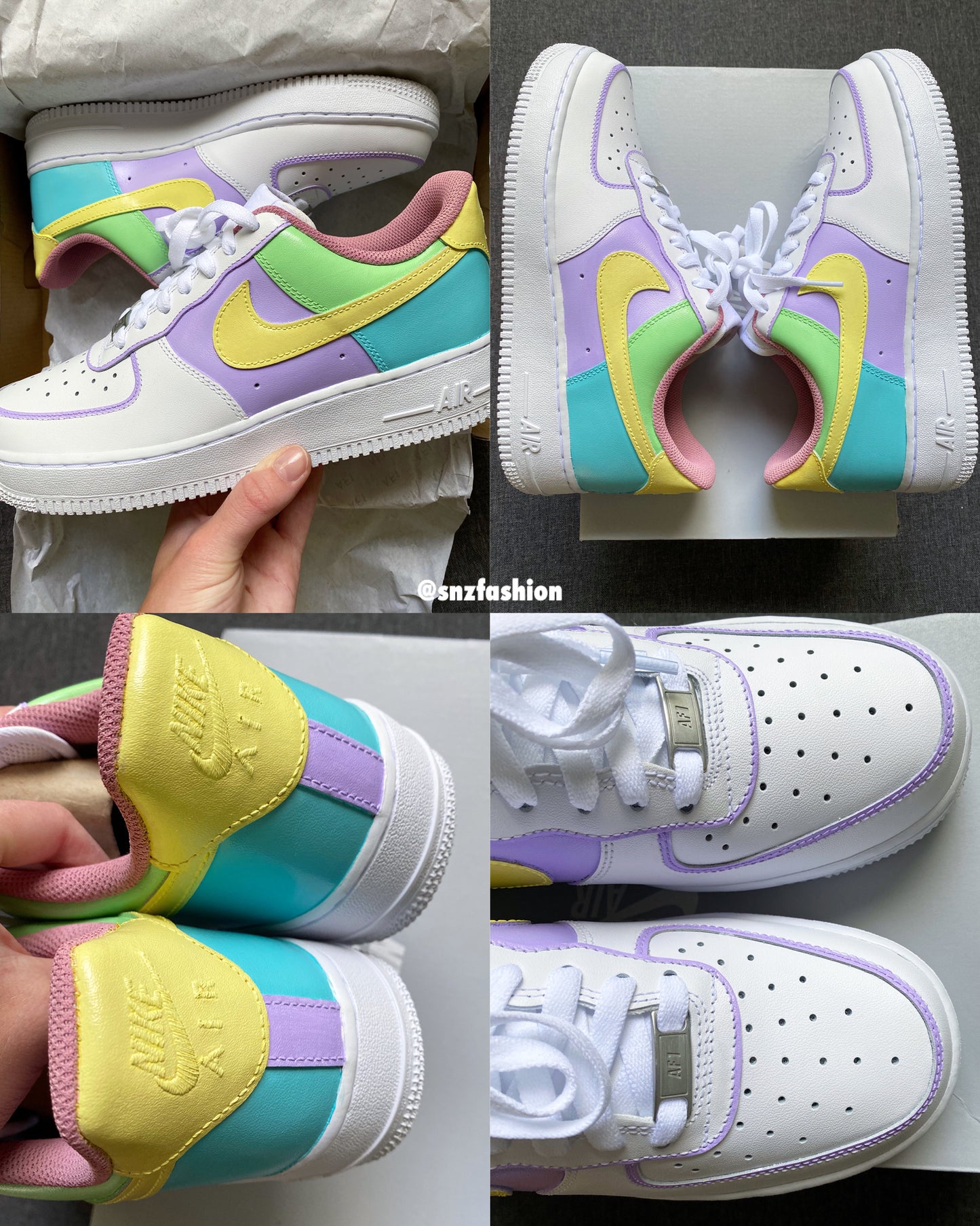 RAINBOW PASTEL NIKE AIR FORCE 1