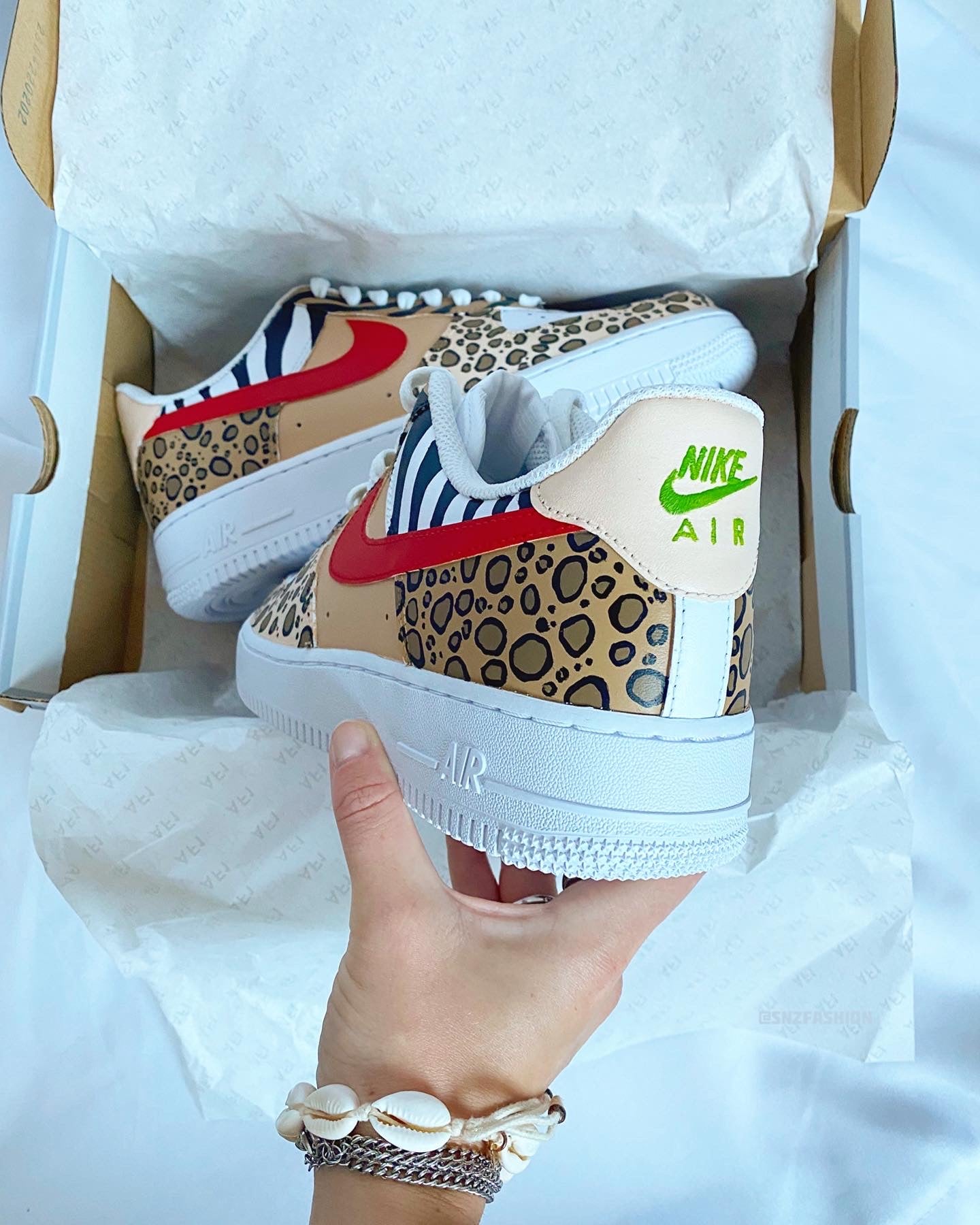 ANIMAL NIKE AIR FORCE 1’S