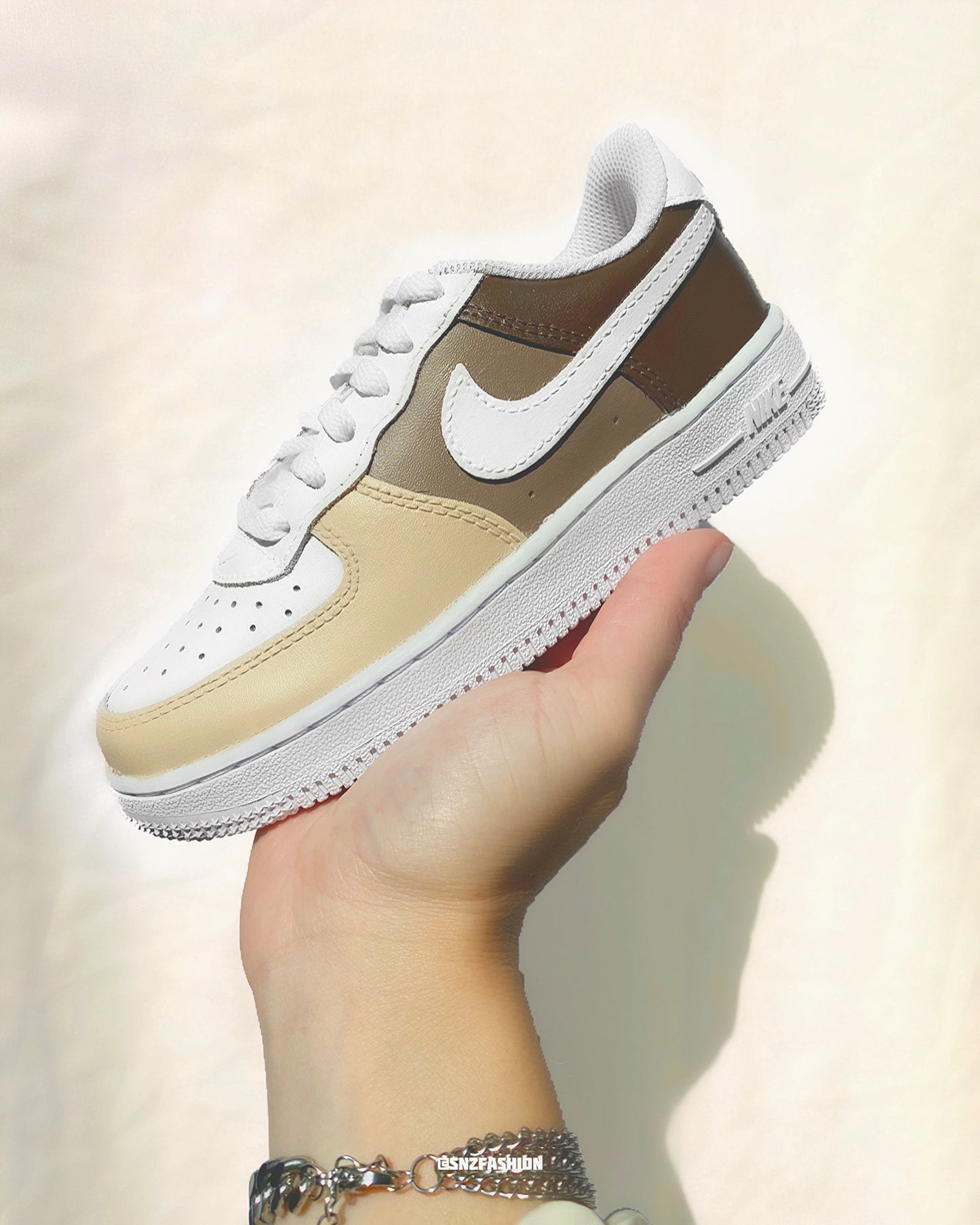 TEDDY DESIGN NIKE AIR FORCE 1'S (BABY/KIDS/ADULTS)