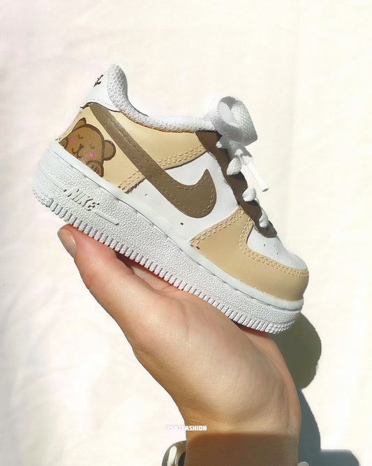 BEAR DESIGN BABY/KIDS NIKE AIR FORCE 1