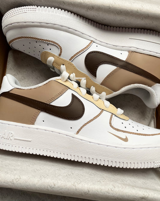 COFFEE VIBES DESIGN NIKE AIR FORCE 1'S