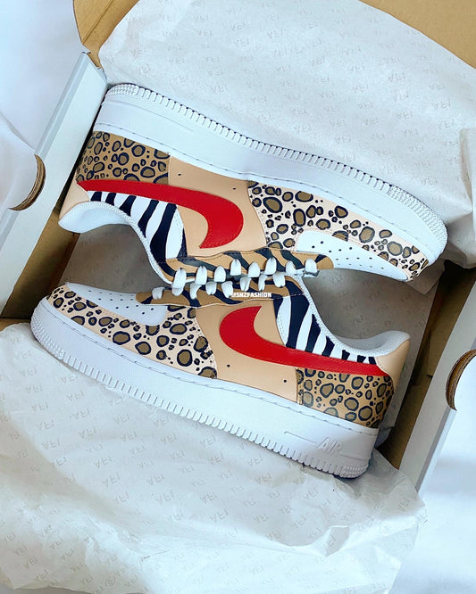 ANIMAL NIKE AIR FORCE 1’S