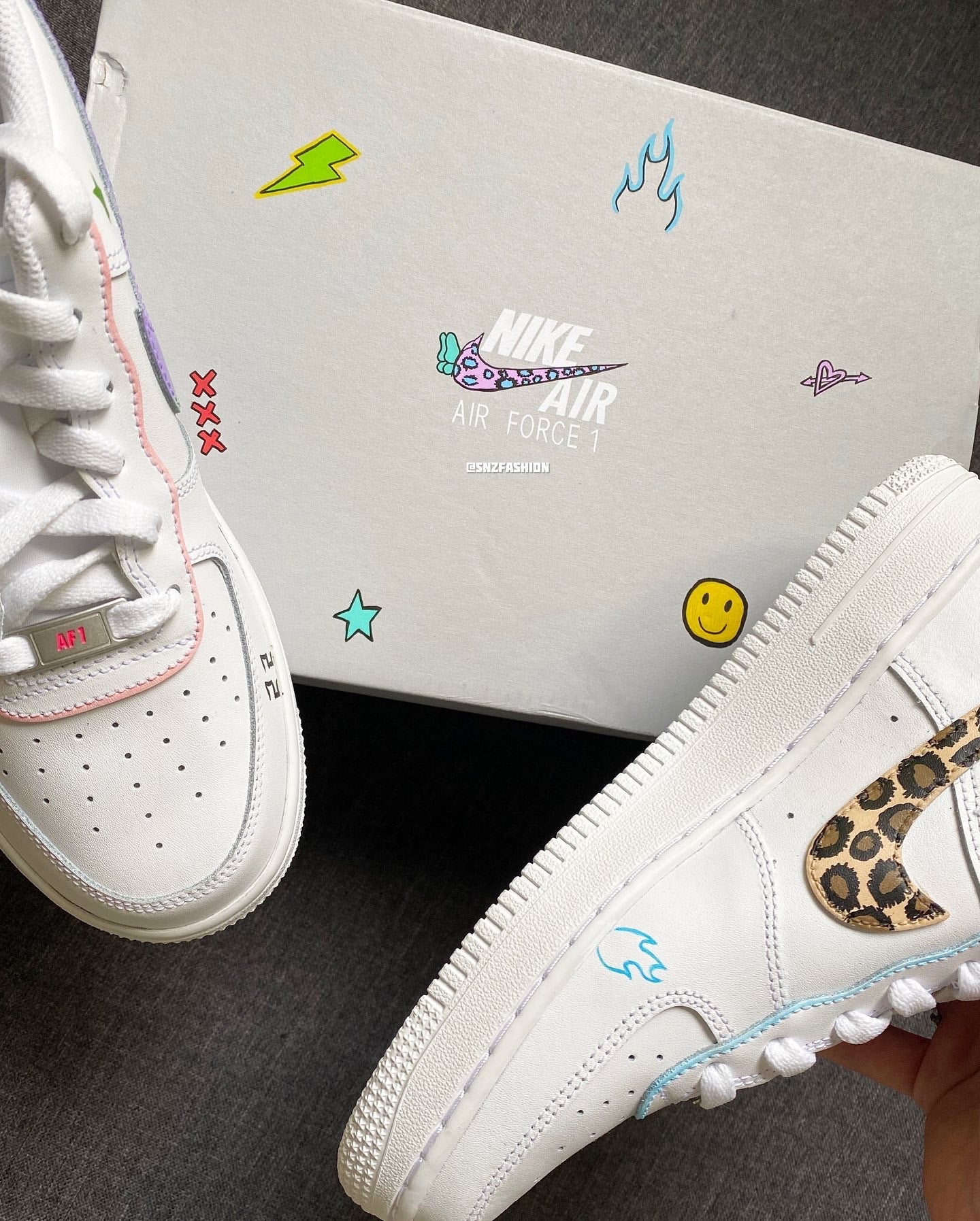 CUSTOM 4DESIGNS NIKE AIR FORCE 1'S