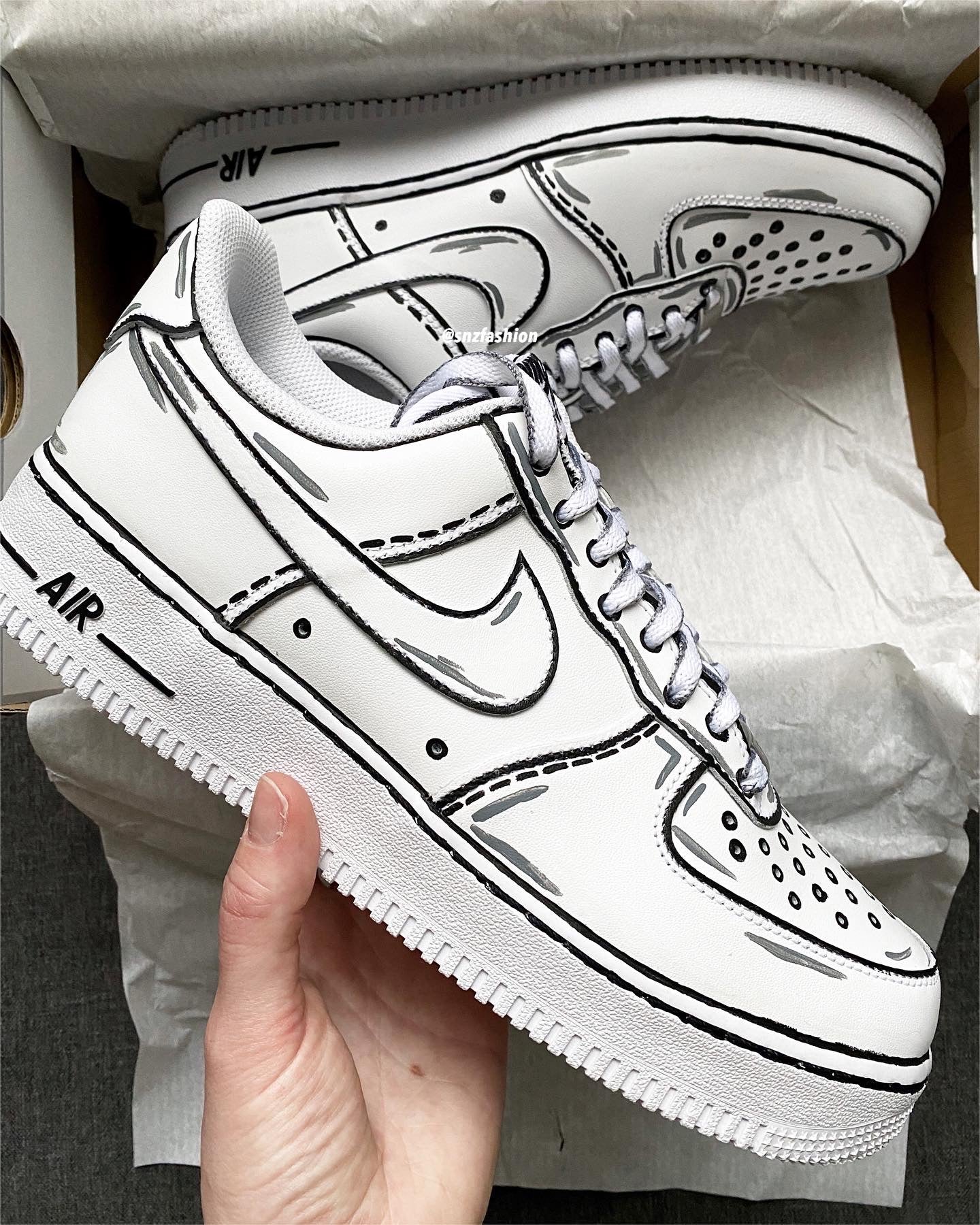 CARTOON NIKE AIR FORCE 1'S
