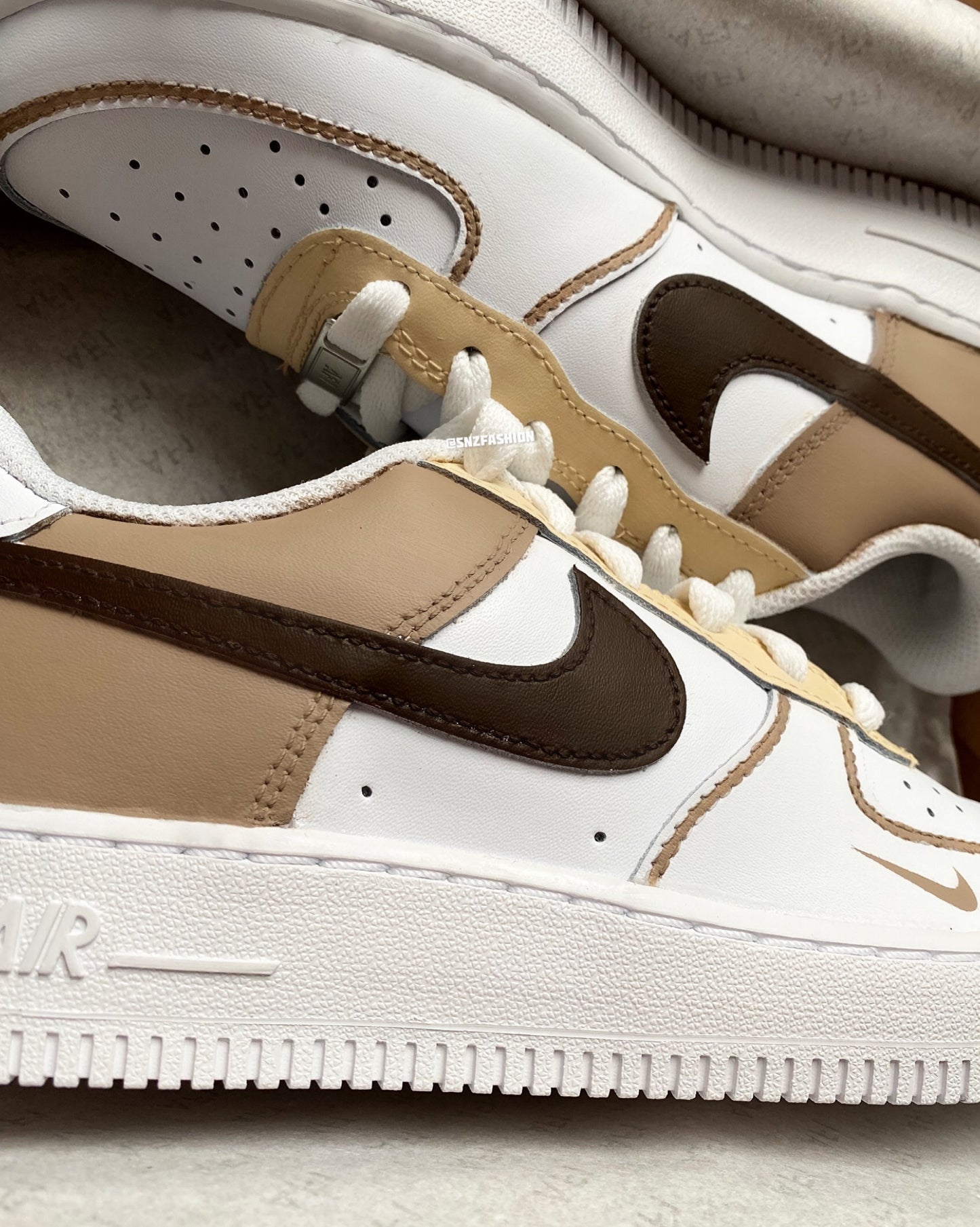 COFFEE VIBES DESIGN NIKE AIR FORCE 1'S