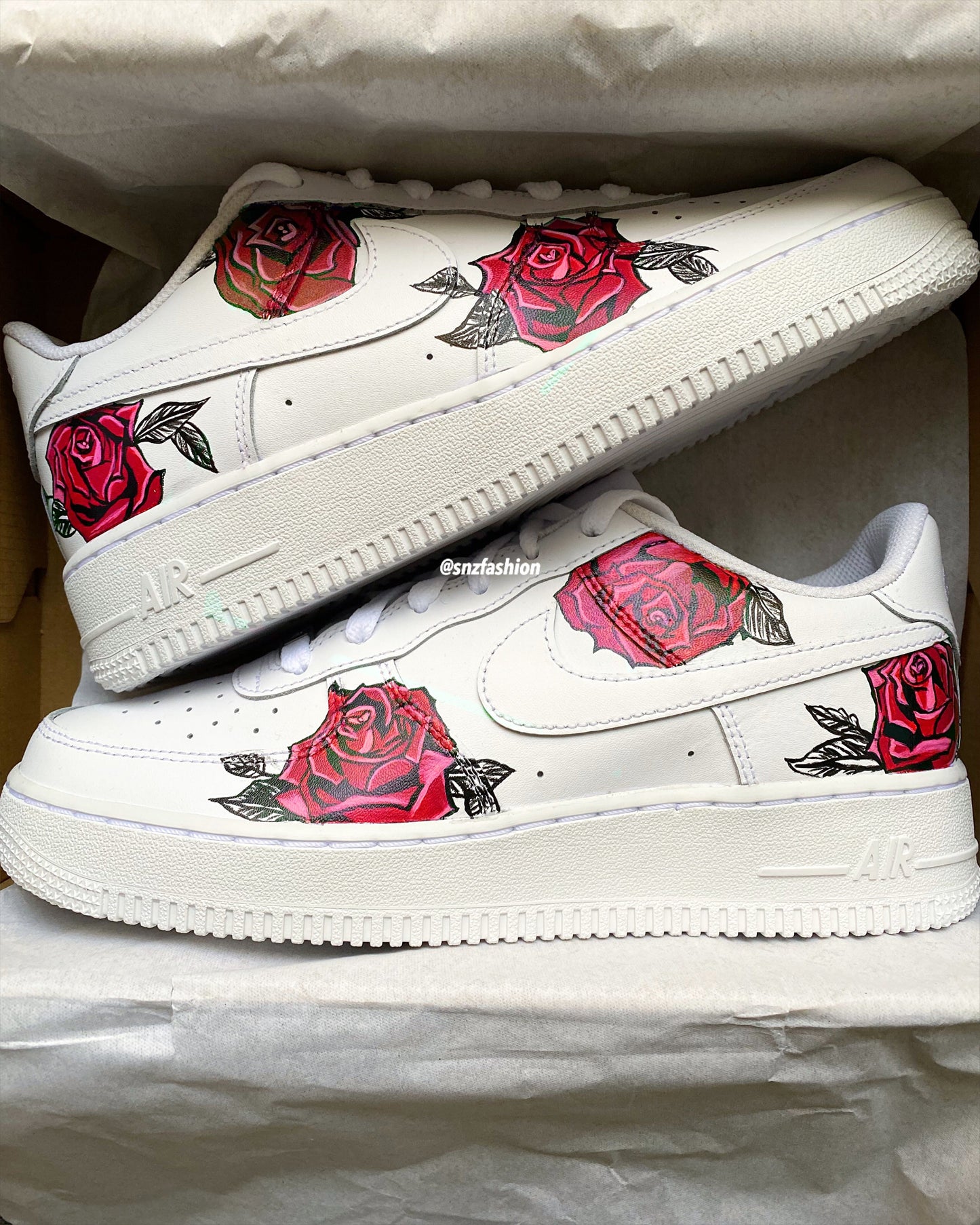 ROSES NIKE AIR FORCE 1'S(more colours)