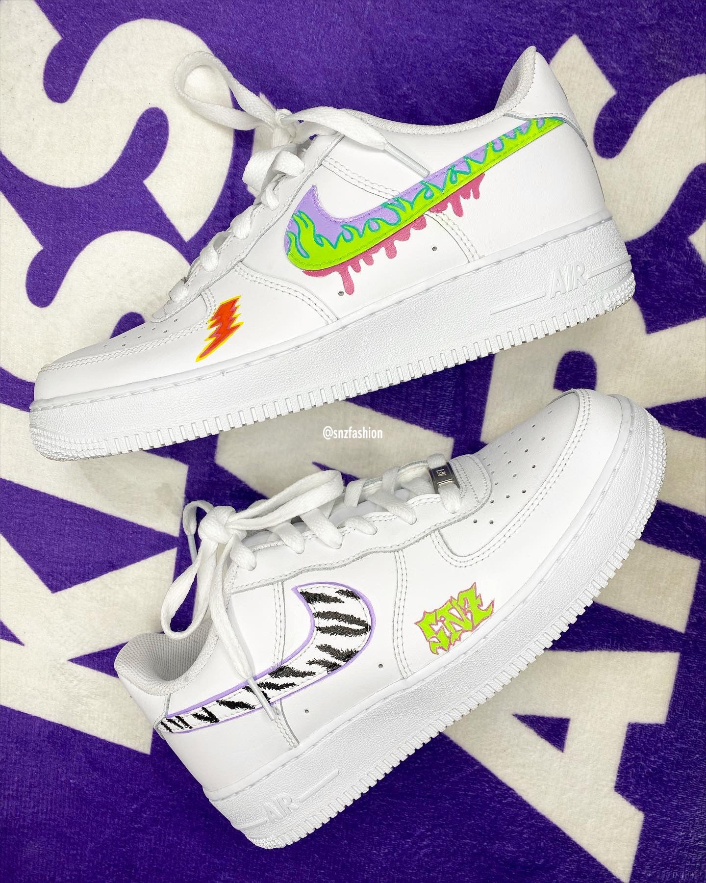 CUSTOM 4DESIGNS NIKE AIR FORCE 1'S