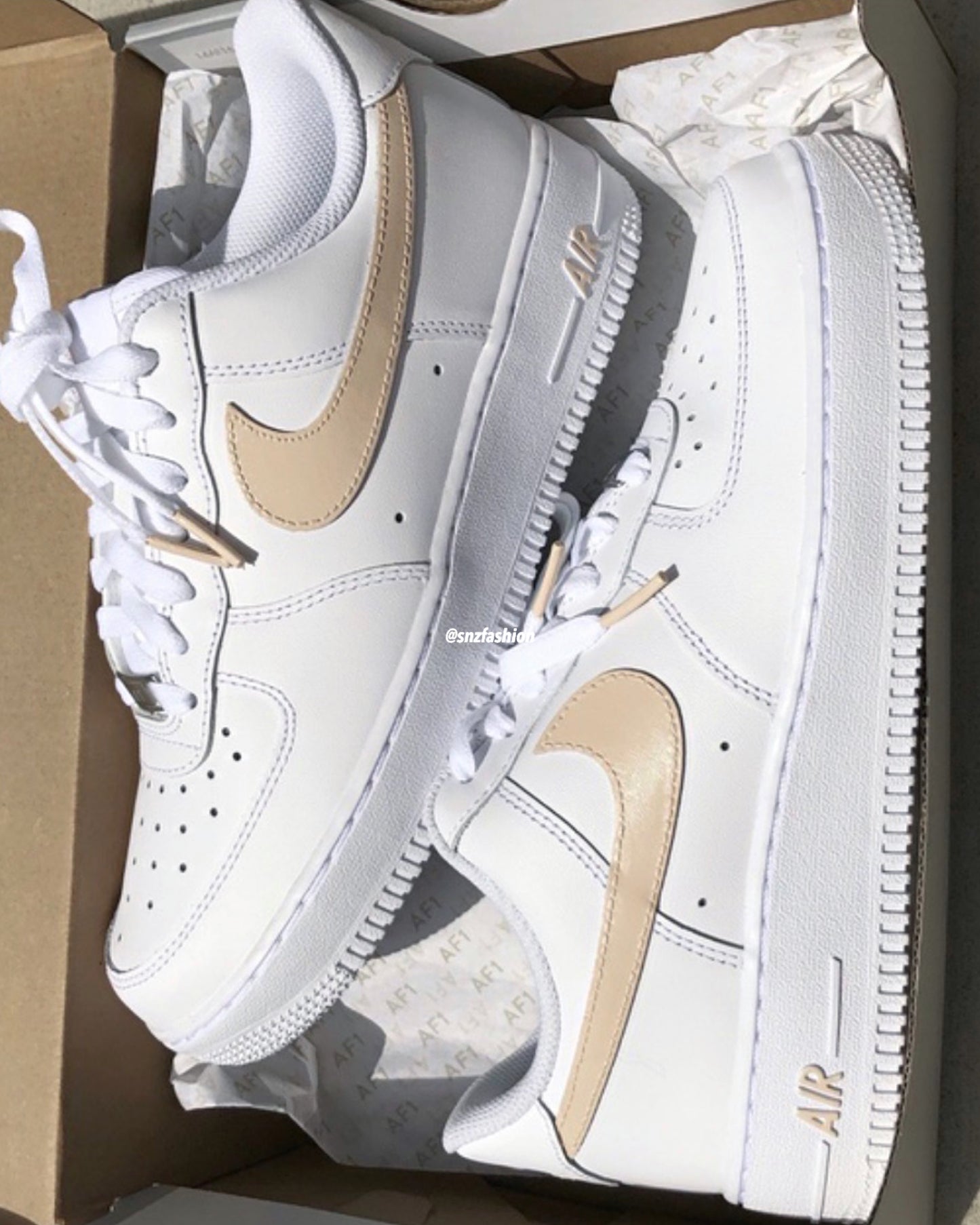 COLOURSWOOSH NIKE AIR FORCE 1'S(more colours)