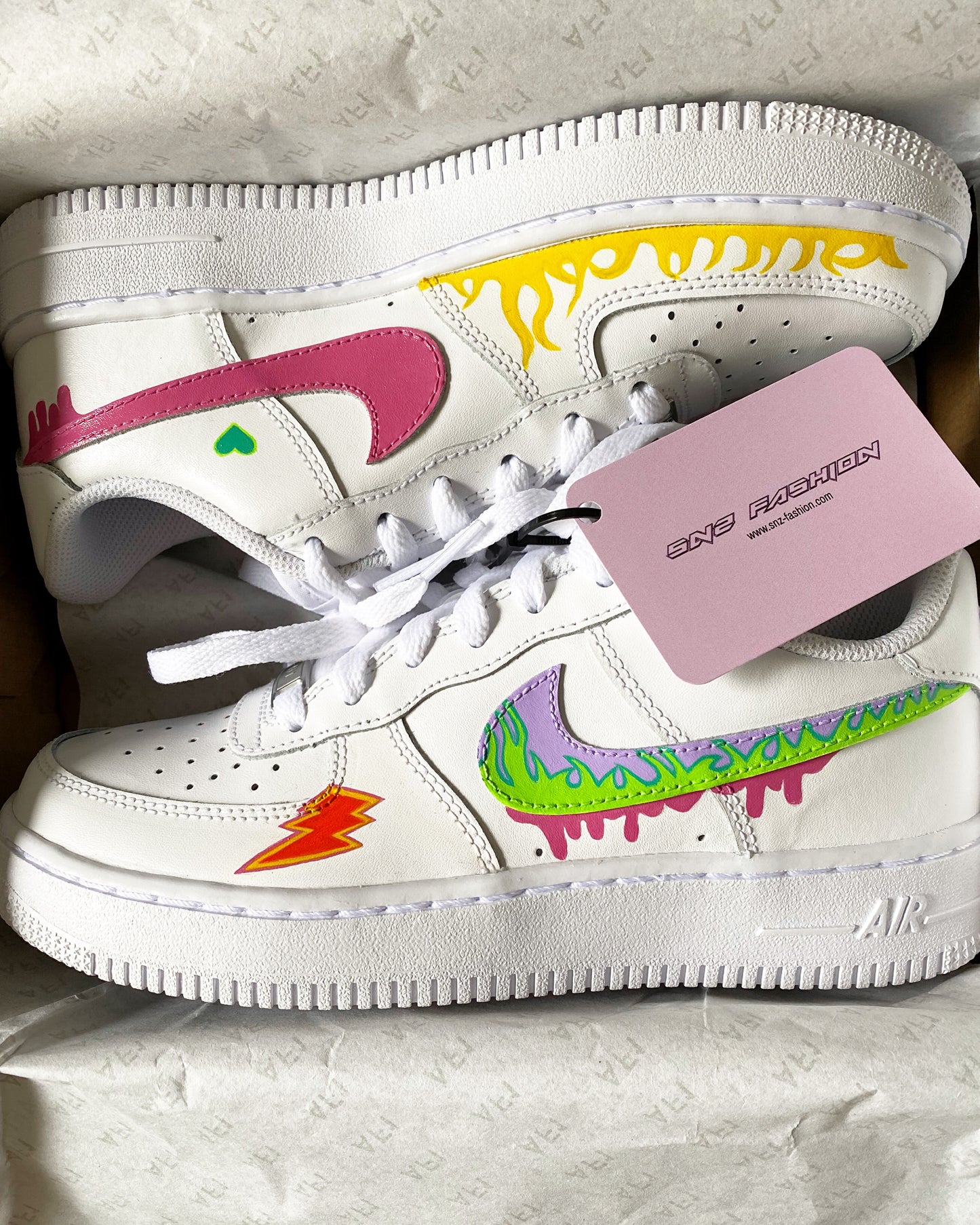 CUSTOM 4DESIGNS NIKE AIR FORCE 1'S