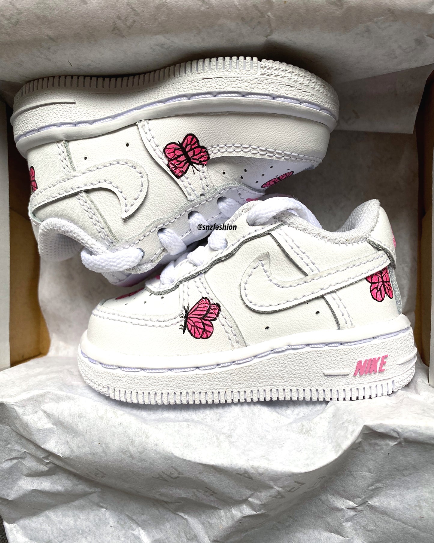 BUTTERFLIES BABY/KIDS NIKE AIR FORCE 1(more colours)