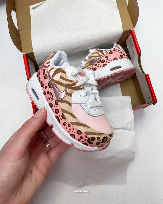 PINK ANIMAL BABY/KIDS NIKE AIR MAX 90