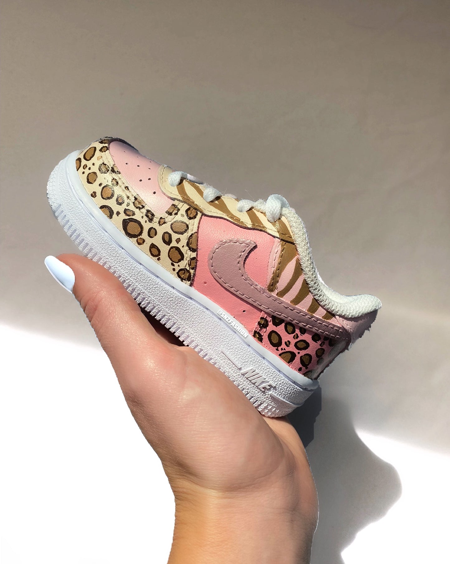 PINK ANIMAL BABY/KIDS NIKE AIR FORCE 1