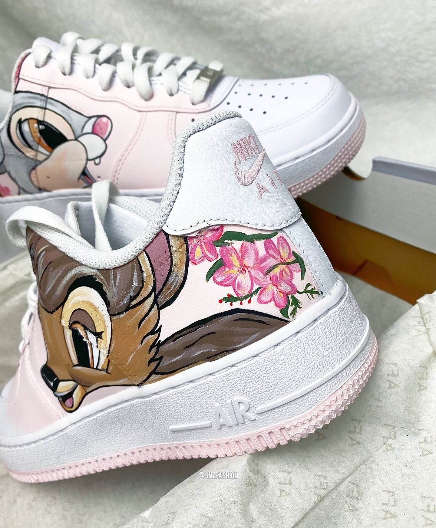 BAMBI x THUMPER NIKE AIR FORCE 1'S