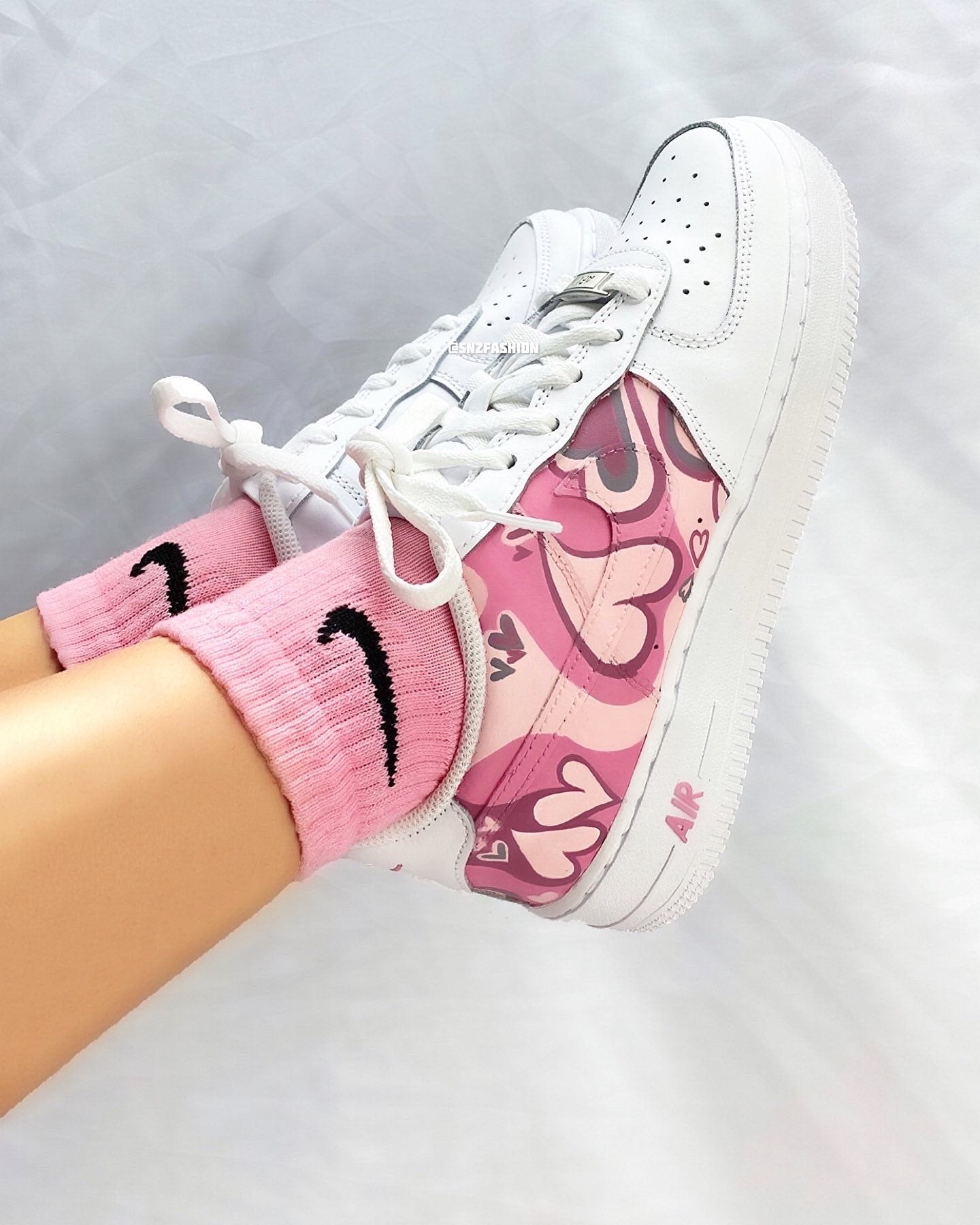pastel colour nike socks