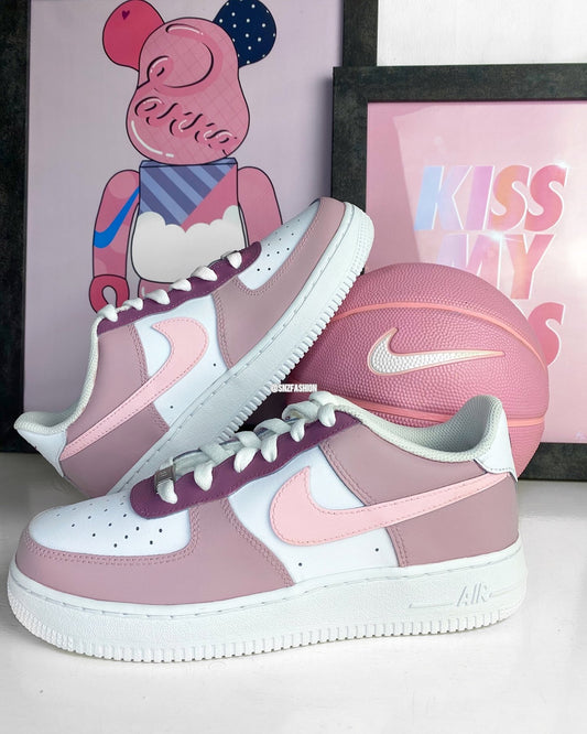 PINK BLOSSOM NIKE AIR FORCE 1'S