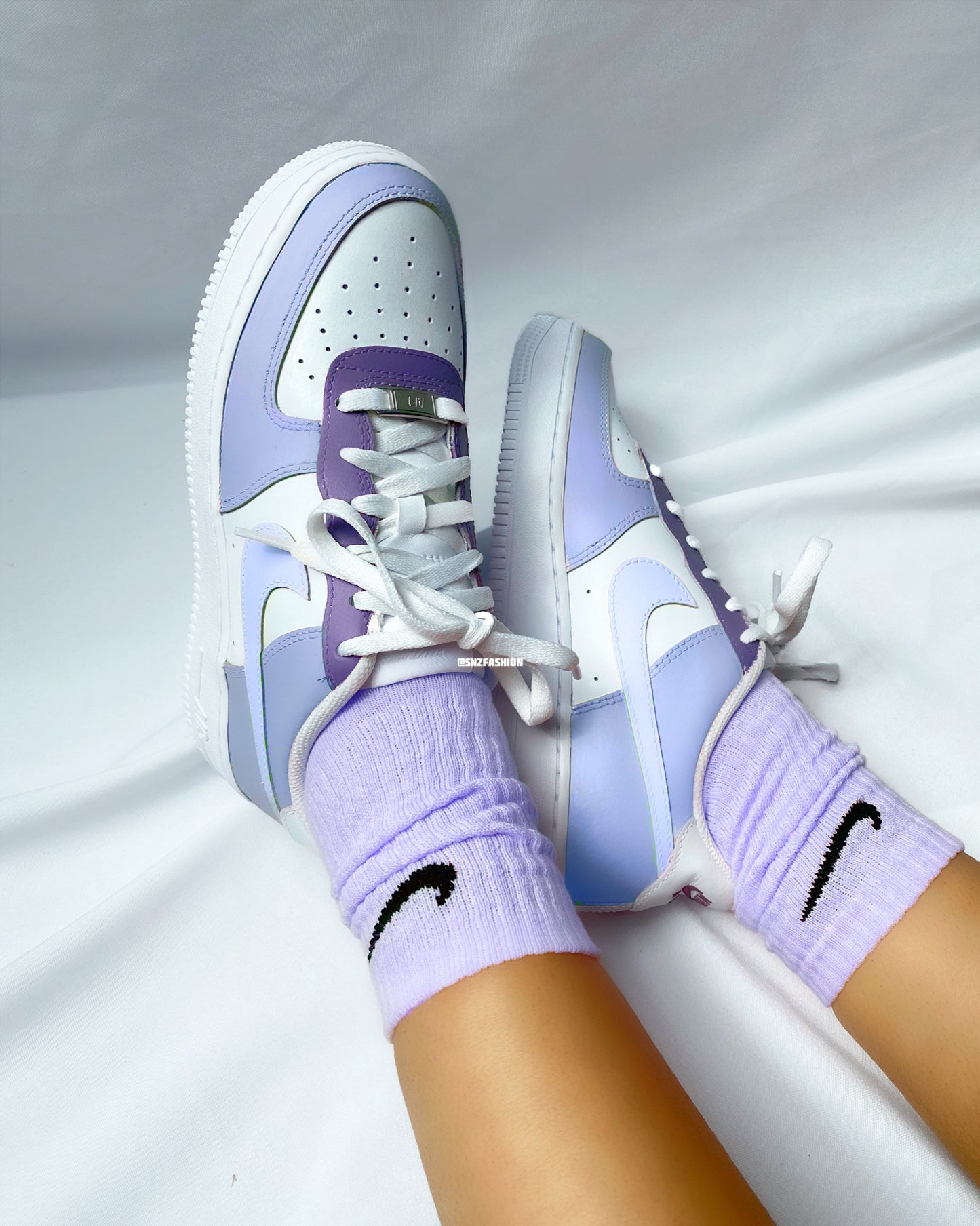 LAVENDER TONES NIKE AIR FORCE 1'S