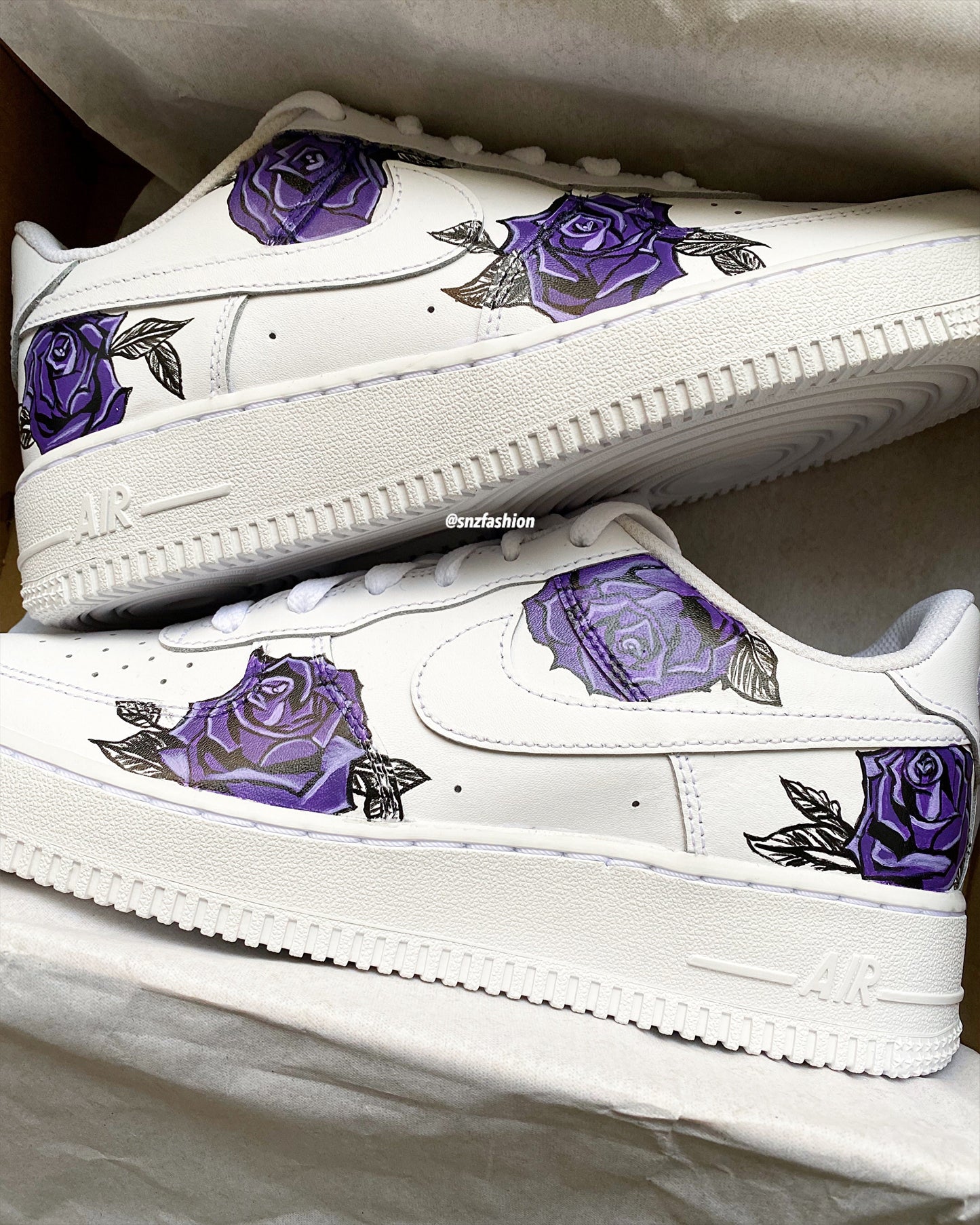 ROSES NIKE AIR FORCE 1'S(more colours)