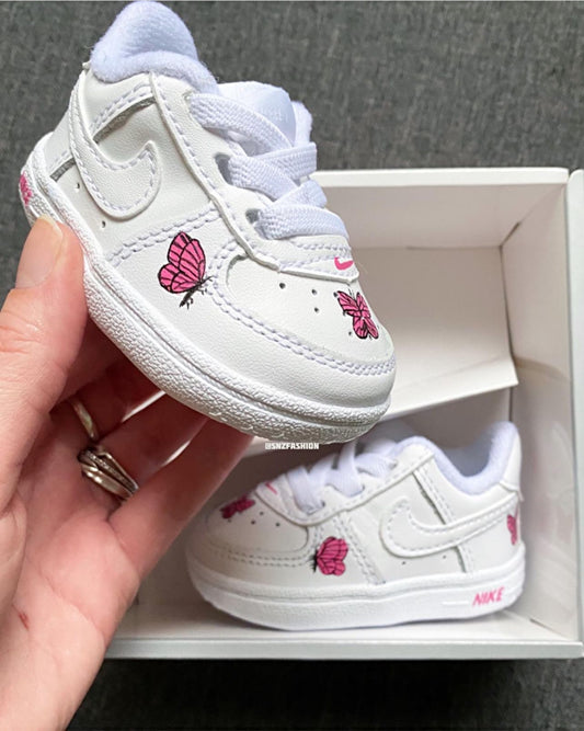 BUTTERFLIES BABY/KIDS NIKE AIR FORCE 1 CRIB(more colours)