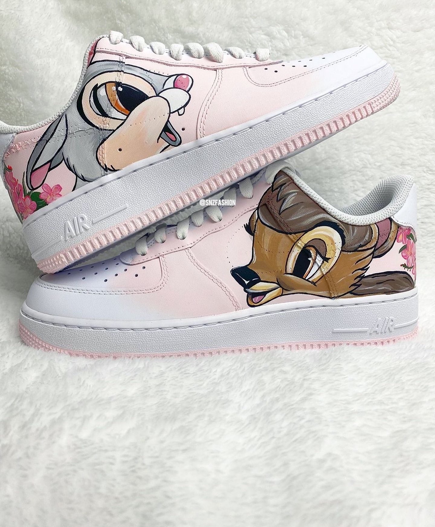 BAMBI x THUMPER NIKE AIR FORCE 1'S