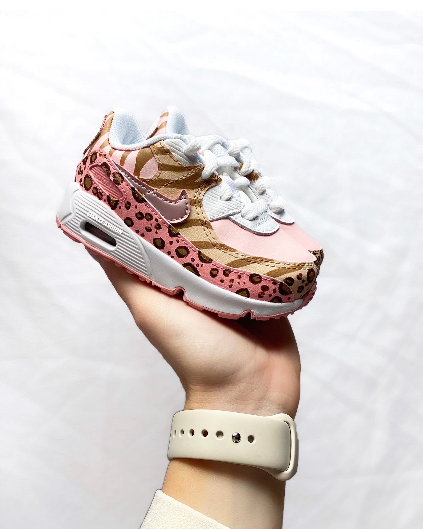 PINK ANIMAL BABY/KIDS NIKE AIR MAX 90